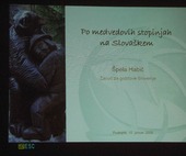 Predavanje " Po medvedovih stopinjah na Slovaškem" 